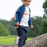 Rainbow denim pull-ups