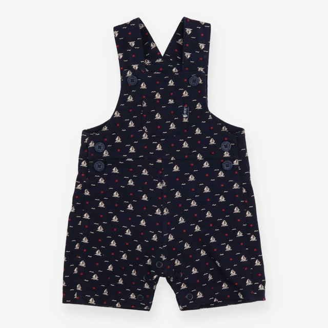 Dungarees navy with sailboats
