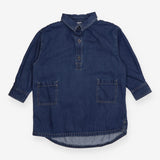 Dress denim LS collar