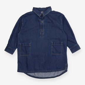 Dress denim LS collar