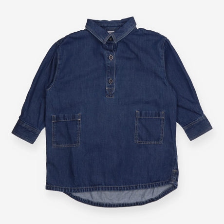 Dress denim LS collar
