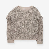 Cream Leopard Print Sweater 