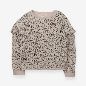 Cream Leopard Print Sweater 