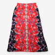 Paisley Floral Stretch Jersey Maxi Skirt Pink Mult