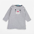 Sweater Dress Reversible Floral & Cat