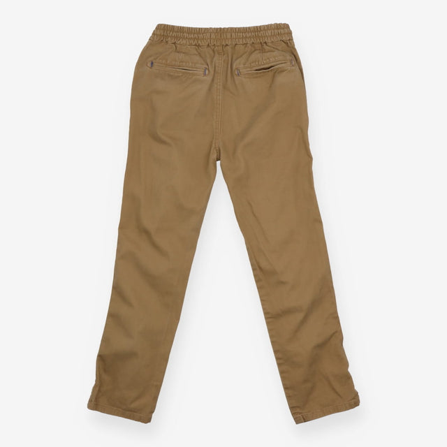 Elastic waist chino trousers sand