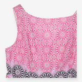 Sundress Pink Print Midi Dress