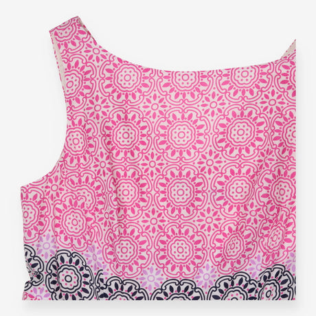 Sundress Pink Print Midi Dress