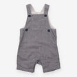 Blue Striped Dungarees with Blue Buttons