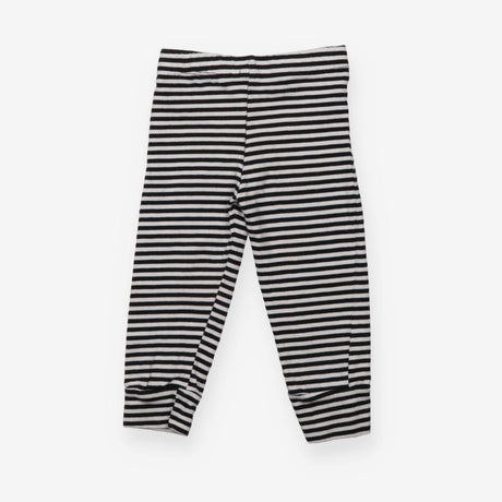 Black and White Striped Leggings