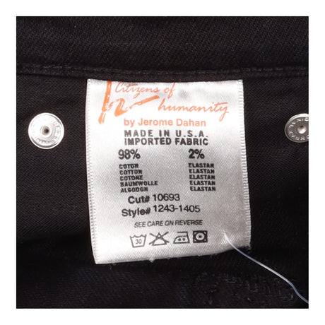 Black Straight Leg Jeans