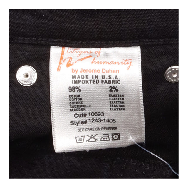 Black Straight Leg Jeans