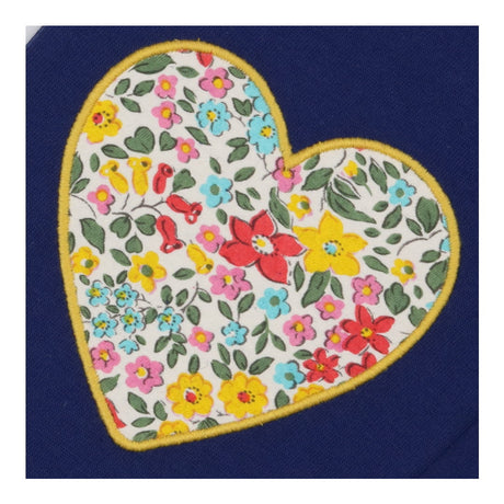 Blue Joggers Flowers in Hearts
