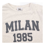 Grey Marl Tee Shirt ''Milan 1985''