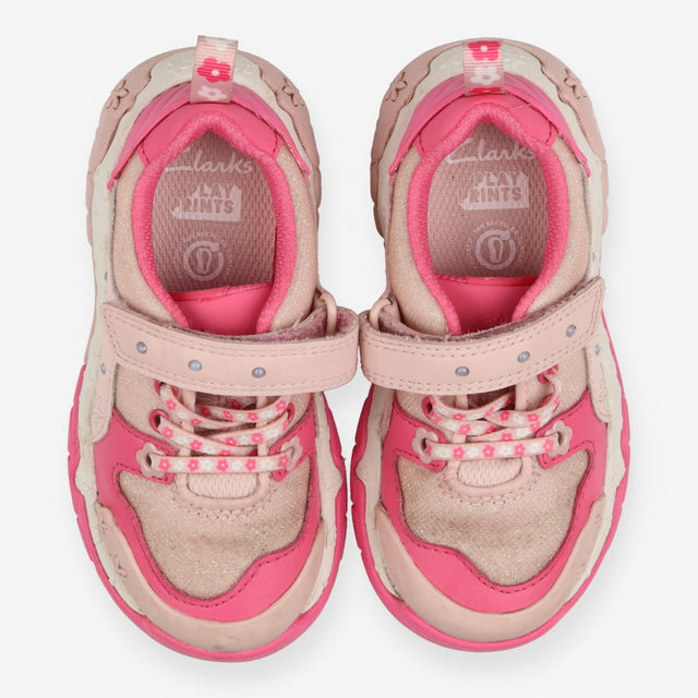 Trainers pink sparkle bright pink