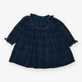 Dress Heirloom green blue tartan 