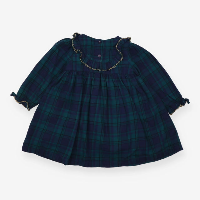 Dress Heirloom green blue tartan 
