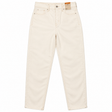 Jeans Cream Ecru High Rise Mom Straight Stretch De
