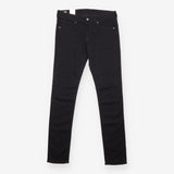 Jeans Black Rinse Mid Rise Slim Fit