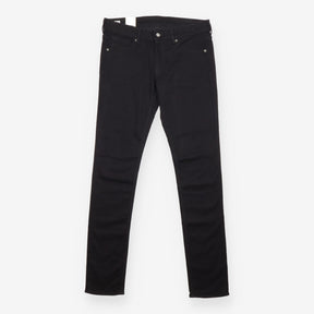 Jeans Black Rinse Mid Rise Slim Fit