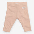 Legging Peach with ruffle bottom and Bow in the ba