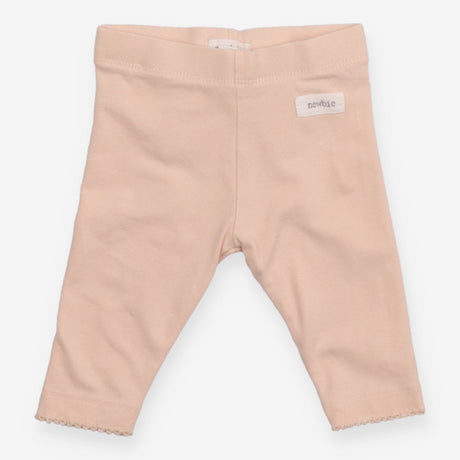 Legging Peach with ruffle bottom and Bow in the ba