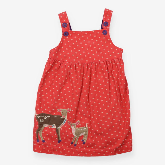 Dress pink with stars and deers