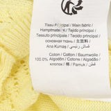 IKKS yellow pointelle cardigan