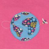 Tee SS pink Planet bee