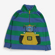 Jumper Blue and Green Stripe with Digger Dog