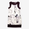 Phase Eight Dress Floral Sketch Shift White Plum