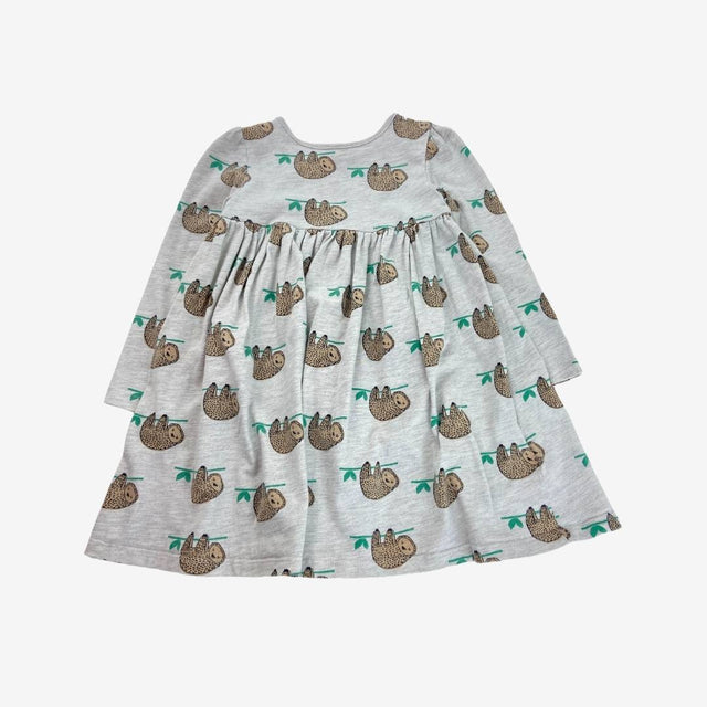 Cream Sloth Jersey Dress