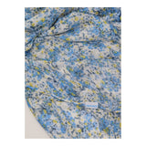 Blue and Yellow Ditsy Floral Lightweight Scarf