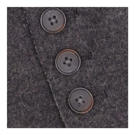 Jacket Charcoal Wool Blend Structured Patch Pocket