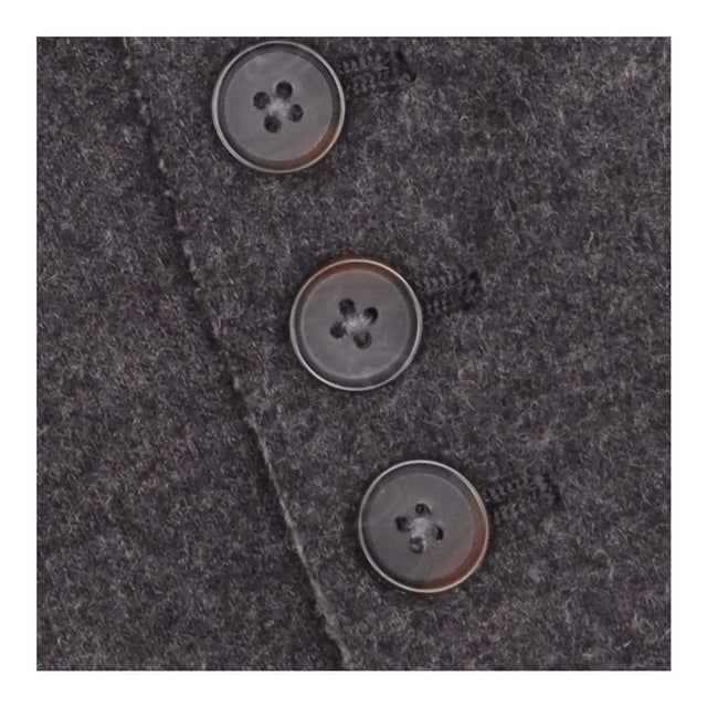 Jacket Charcoal Wool Blend Structured Patch Pocket