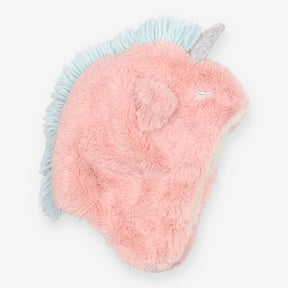 Hat Fleece Pink Unicorn