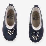 Navy blue colour changing wellies