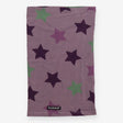Purple star pull over scarf