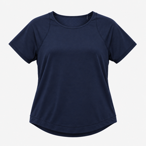 Navy Short-Sleeve Performance Workout T-Shirt