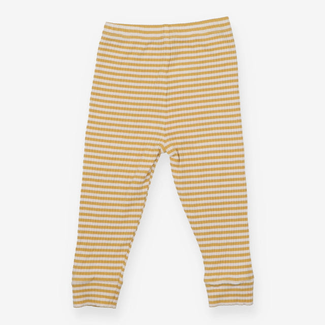 Leggings Ribbed Yellow Stripe