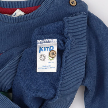 Sweater blue with fox face