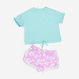 Shorts and Tee set shark shorts stripe top 