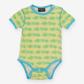 Yellow Race Car Bodysuit 
