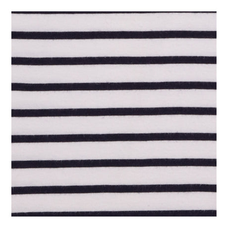 Breton Striped Cotton Modal Top Navy UK 14
