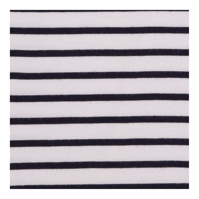 Breton Striped Cotton Modal Top Navy UK 14