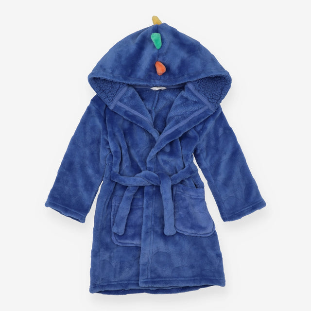 Dressing gown blue scales dino withs spikes