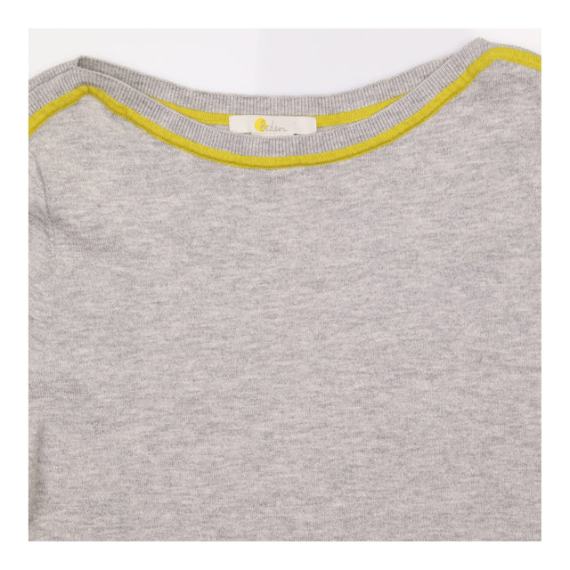 Dress Jumper Fine Knit Grey Striped