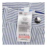 Trousers Strip Blue and White Pockets