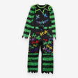 Fancy Dress Green Striped Haha Clown