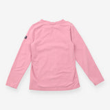 Pink t-shirt long sleeve flowers and bird